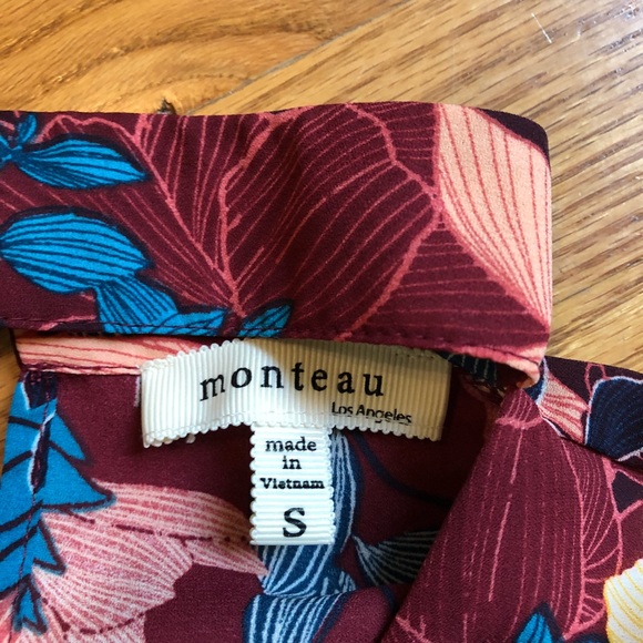 Monteau Floral romper with choker - Picture 6 of 6